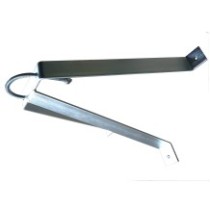 Držák  stožáru do průměru 90mm odsazení 20cm galvanický zinek