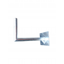 DRŽÁK ANTÉNY PR. 60 MM, ODSAZENÍ 25 CM, VÝŠKA 30 CM - ŽÁROVÝ ZINEK