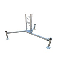 Základny příhradového stožáru stavitelná